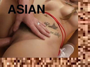 Petite Asian Babe Has Hard Sex