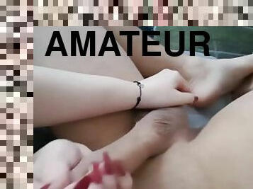 Amateur BBW GF hot blowjob