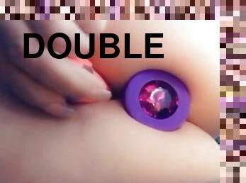 Tiny holes get double penetration