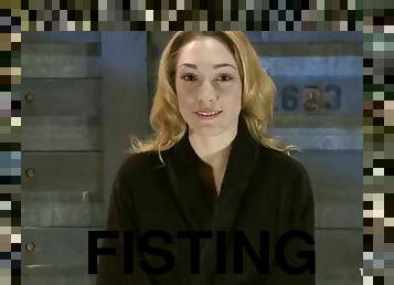 fisting, brudar, bdsm, blond, kul, rökning, bondage