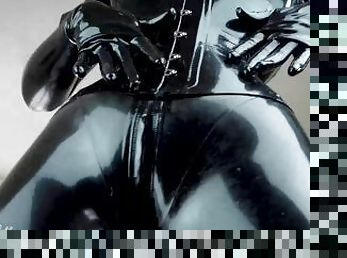 onani, amatør, runking, pov, britisk, fetisj, latex, alene, elskerinne, dominans