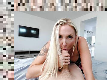 First time mommy blows dick like that and gets laid in flawless family POV