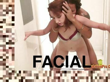 Redhead Sara Got Fucked And Facial 2