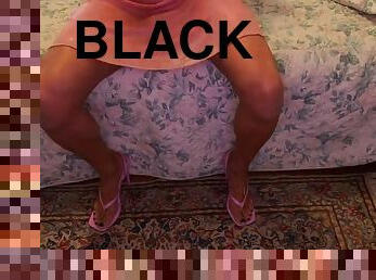 Siisy rides black cock