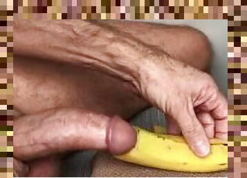 Penis inside banana