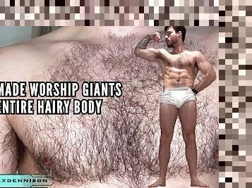 Made worship giants entire hairy body