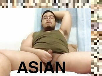 asiatisk, pappa, cumshot, homofil, japansk, lubben, cum, kåt, alene, far