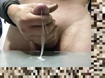 Slow Motion Massive Cumshot