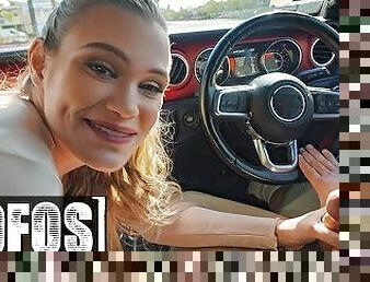MOFOS - Chloe Rose Sucks Charles Dera's Dick While He's Driving & Rides It As Soon As They Come Home