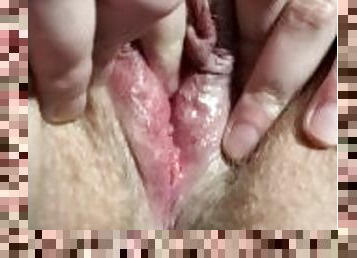 Look how juicy my pussy gets with my vibrator