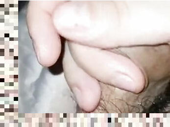 Step mom close up handjob step son dick