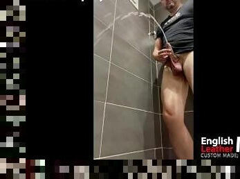 Multiple pisses from uncut daddy cock indoors and outdoors PREVIEW