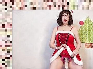 Gooner Strap-on X-mas - Sara Desire XO- Full video on my fan sites