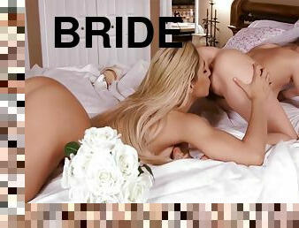 Hot Bride Jill Kassidy Goes Lesbian With