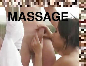 Massage in korean bath