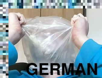 BHDL - BREATHING WITH LATEX GLOVES - TRAINING WITH CHRISTMAS EVE GARBAGE BAGS - 208 SECONDS
