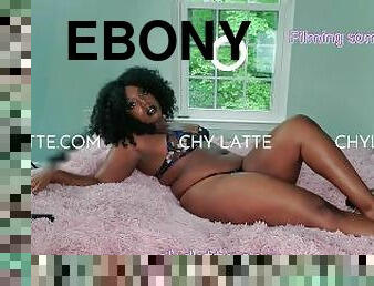 Behind the Scenes of a Solo Porn Shoot with Ebony Amateur Fetish Model Goddess Chy Latte BTS