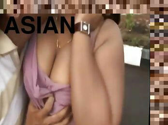 Big tits exposed on the road full version