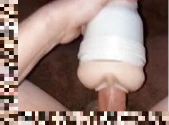 Cock milked by Fleshlight