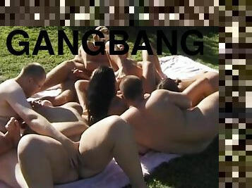 Gangbang Orgy!