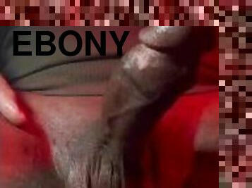 Verbal BBC Ebony Solo Stroke and Jerk - Daddy Dame