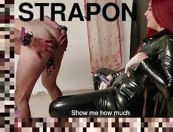 guza, strapon, amaterski, analano, bdsm, crvenokose, guz, fetiš, lateks, femdom