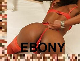 Brazilian ebony big cock transgender Lavinia Magalhaes perfect anal sex