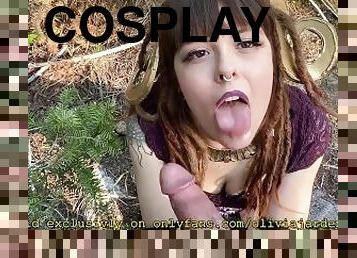 Liliana Vess MTG Fantasy Cosplay POV Blowjob - full video on Onlyfans