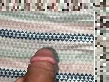 College Teen strokes his BBC because school be has him stressed