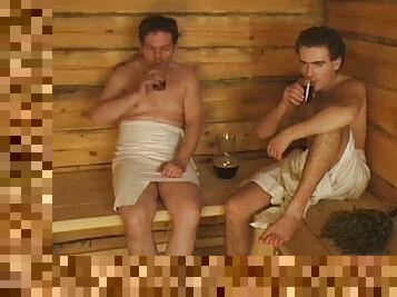 Russian Orgy In Sauna