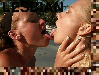 Blonde Lesbians Angelina Love and Kathy Campbel Wild Se - Angelina love