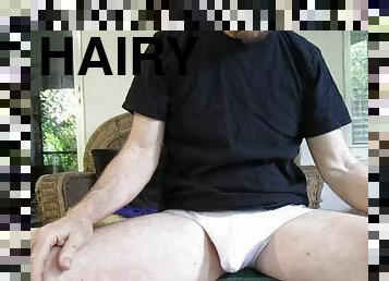 Hairyartist gives you her commissioned video with her big bulge
