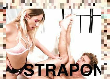 Strapon Tease And Hardcore Fucking With Michael Vegas And Khloe Kapri