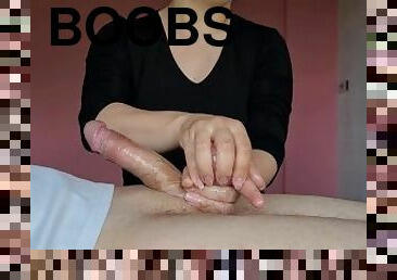 Milky Boobs Handjob