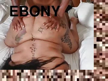 BBW ebony slut pounded