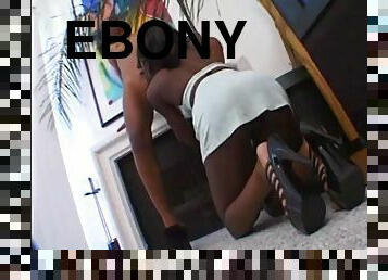 Ebony lesbian photshoot