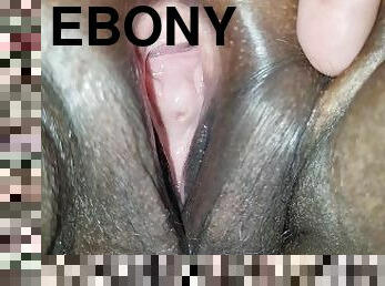 Ebony Girlfriends Tight Asshole & Pink Pussy Close Up