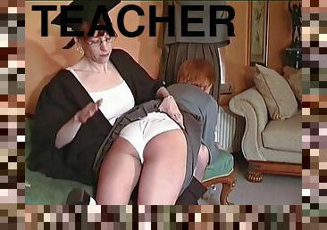 Private education girls spanking silippering by female teacher xlx