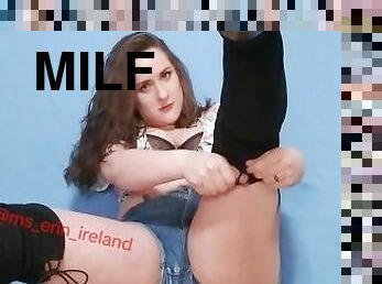 røv, store-patter, amatør, milf, storbarmet, fetish, brunette, støvler, femidom