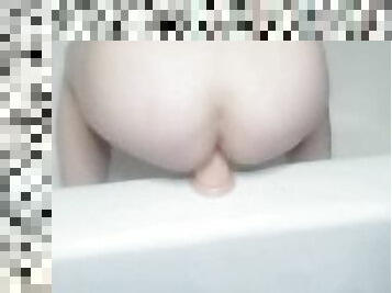 Dildo ride in tub 2