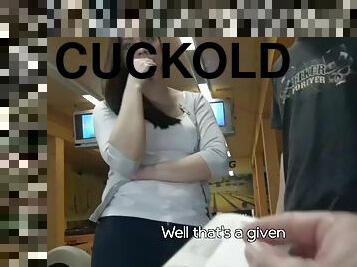 Cuckold allows guy please his cute GF right in bowling club