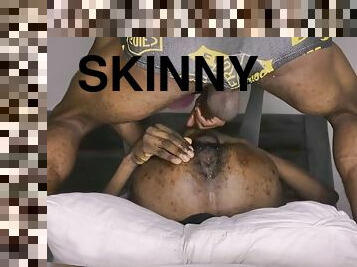 Homemade video of skinny African girl fucking