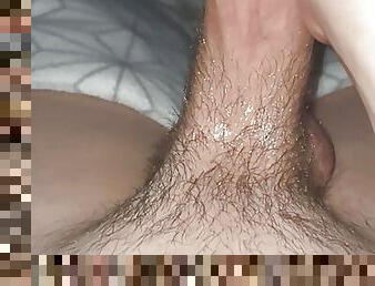 German Teen Hairy BWC oil handjob 