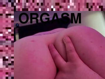 onani, orgasme, pussy, amatør, par, fingret, våt, juicy