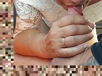 Married woman cant wait to suck my dick
