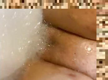 Just a slut taking a bubble bath