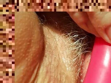 ORGASM from MARRES' pussy, in close up