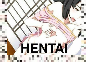 Your name anime hentai virgin first time hardcore sex on bed anal creampie 18+