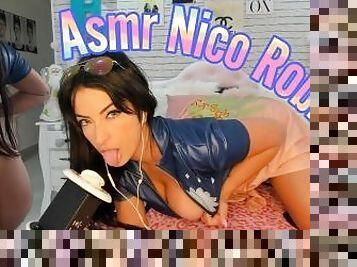 ASMR INTENSE Nico Robin cosplay ear licking and wet pussy sounds reaching the orgasm