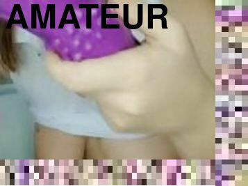 röv, masturbation, amatör, ensam